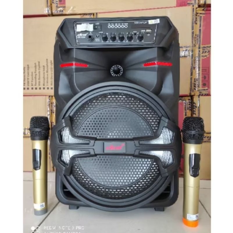 speaker portable dat DT-1209 speaker 12 inc bluetooth