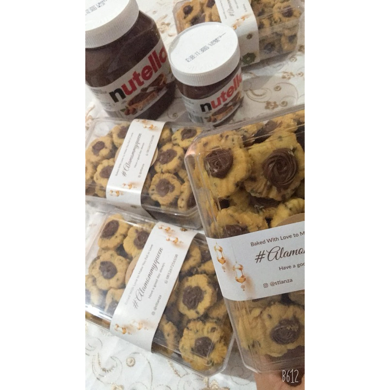 

nutella tart cookies