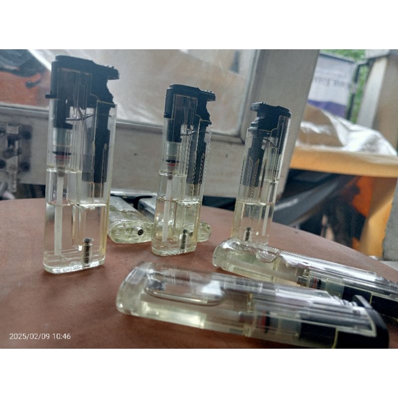 Korek Api Bara 5 pcs Polos Transparan