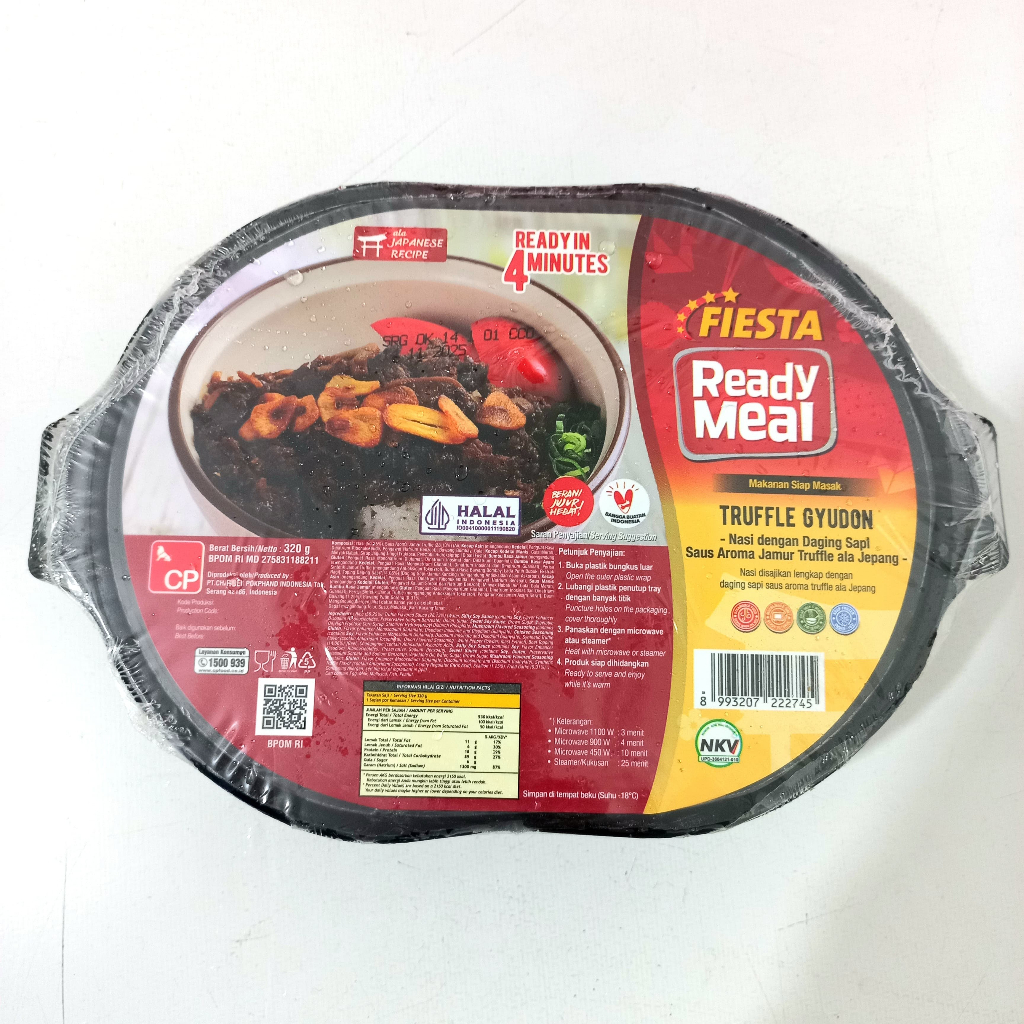 

Fiesta RM Truffle Gyudon with RIce 320gr - Nasi dengan Daging Sapi Saus Aroma Jamur Truffle Ala Jepang