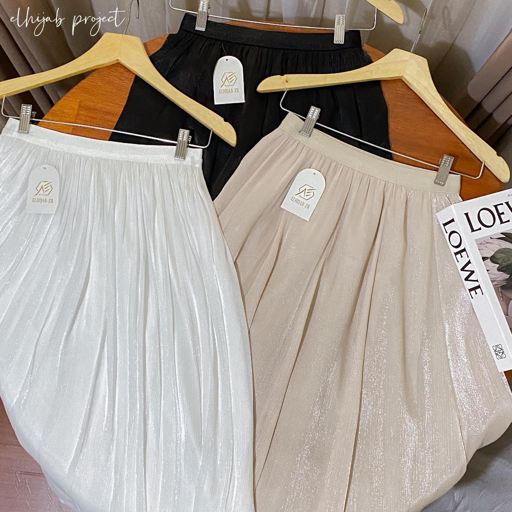 [PREMIUM] Jiwoo Rok Shimmer Korean Style // Jiwoo Skirt Maxy Shimmer