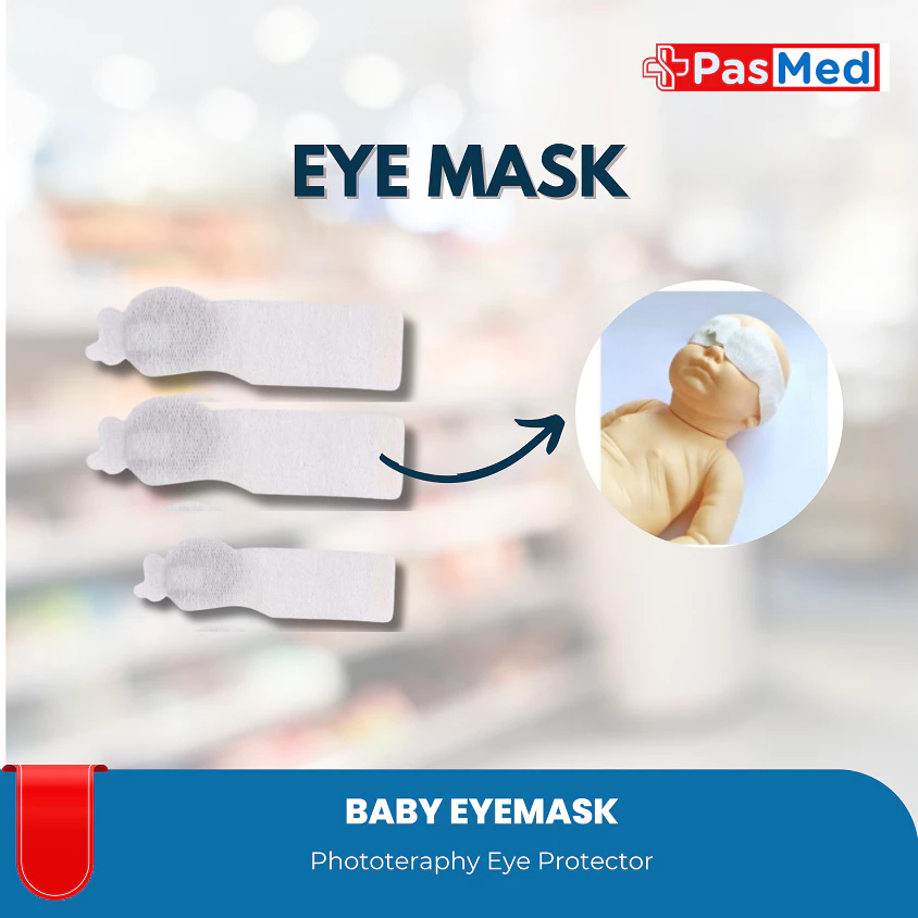 PASMED| GEA- Penutup Mata Bayi GEA / Baby Eye Mask fototerapy / Pelindung Mata Bayi - M Penutup Mata