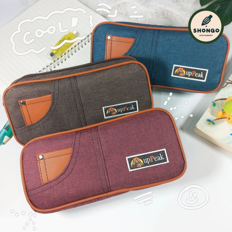 

Pencil Case Zipper Minimalist | Tempat Pensil Besar Multifungsi untuk Sekolah dan Kantor | H-916