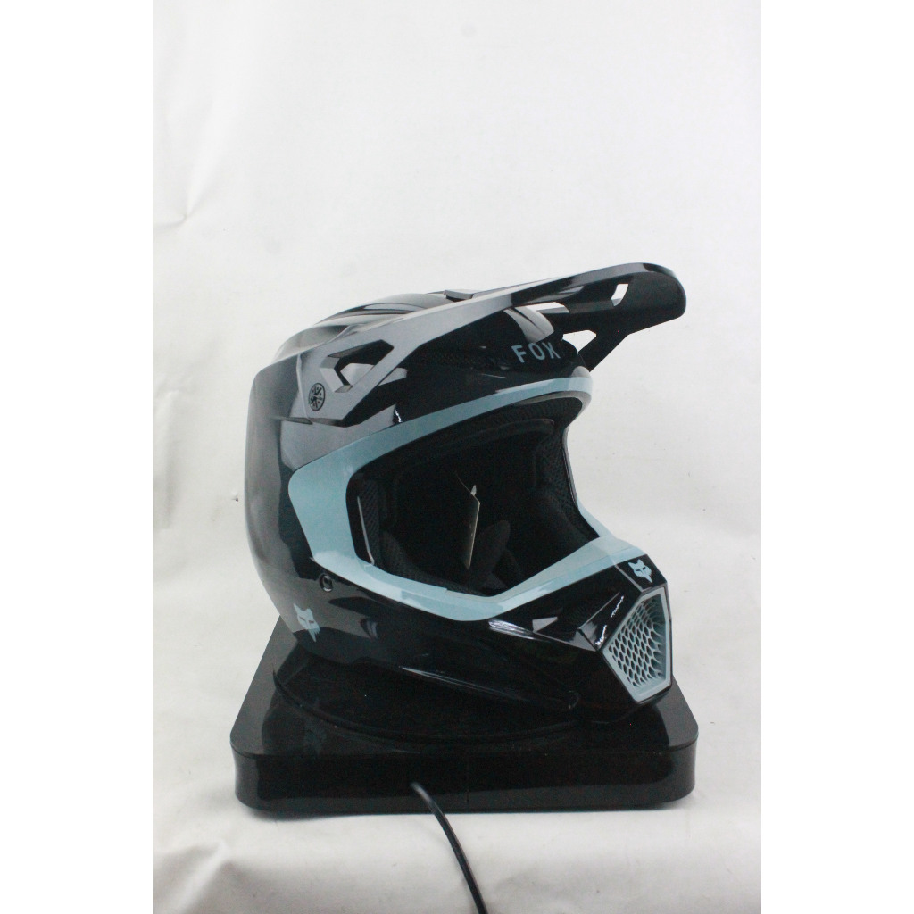 HELM FOX V1 TAUNT BLACK HELMET MOTOCROSS