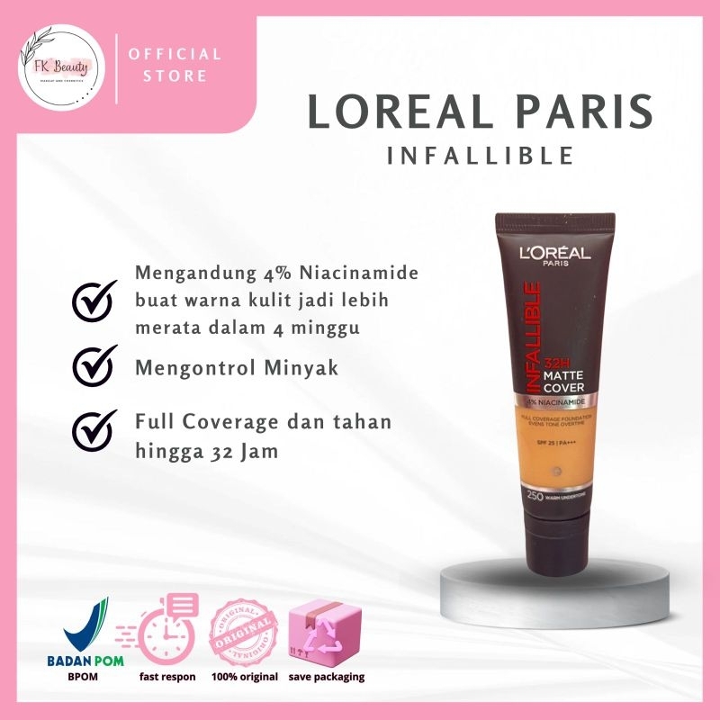 Loreal Infallible 32H Matte Cover Foundation -Loreal Foundation