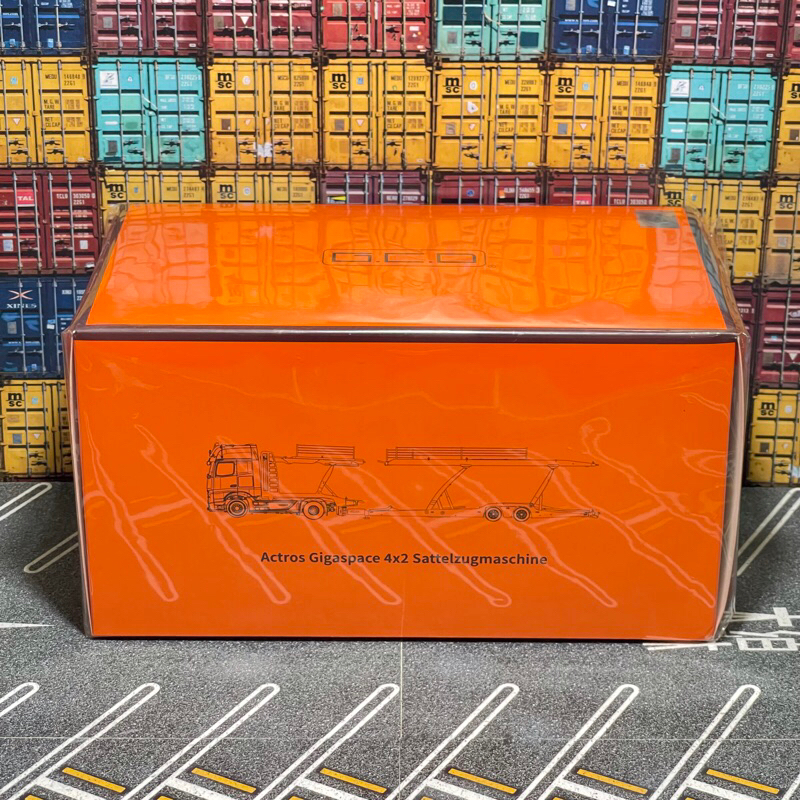 KS-069-400 - GCD Mercedes-Benz AMG Actros Auto Transporter – White