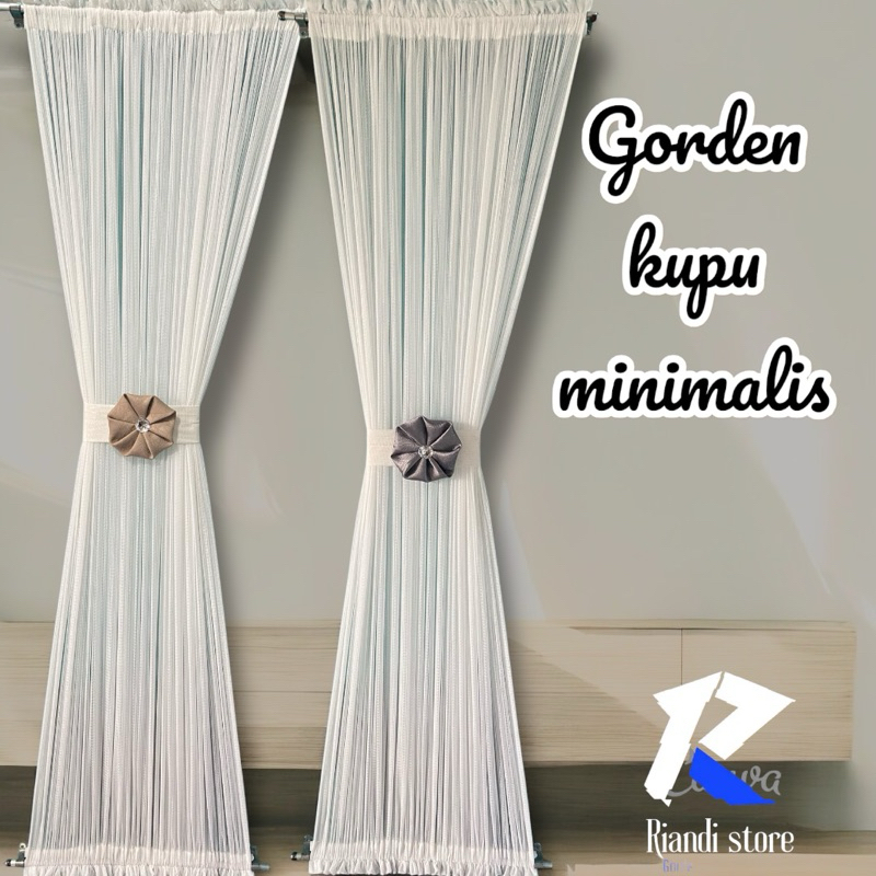 Gorden kupu kupu ikat pita jendela minimalis/gorden minimalis kupu-kupu/gorden jendela minimalis/tir