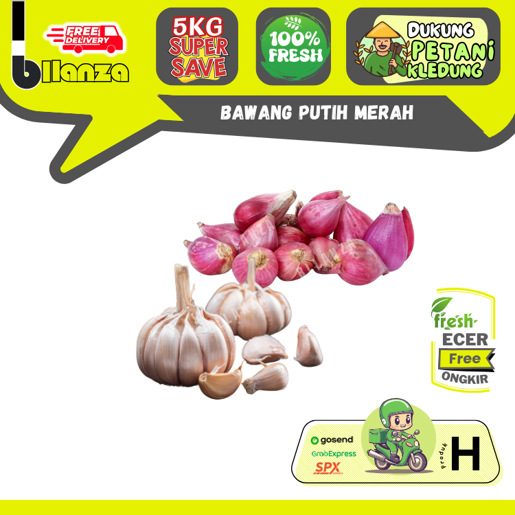 

Bllanza | Paket Bawang Putih Bawang Merah — Non Kupas ECER (H)