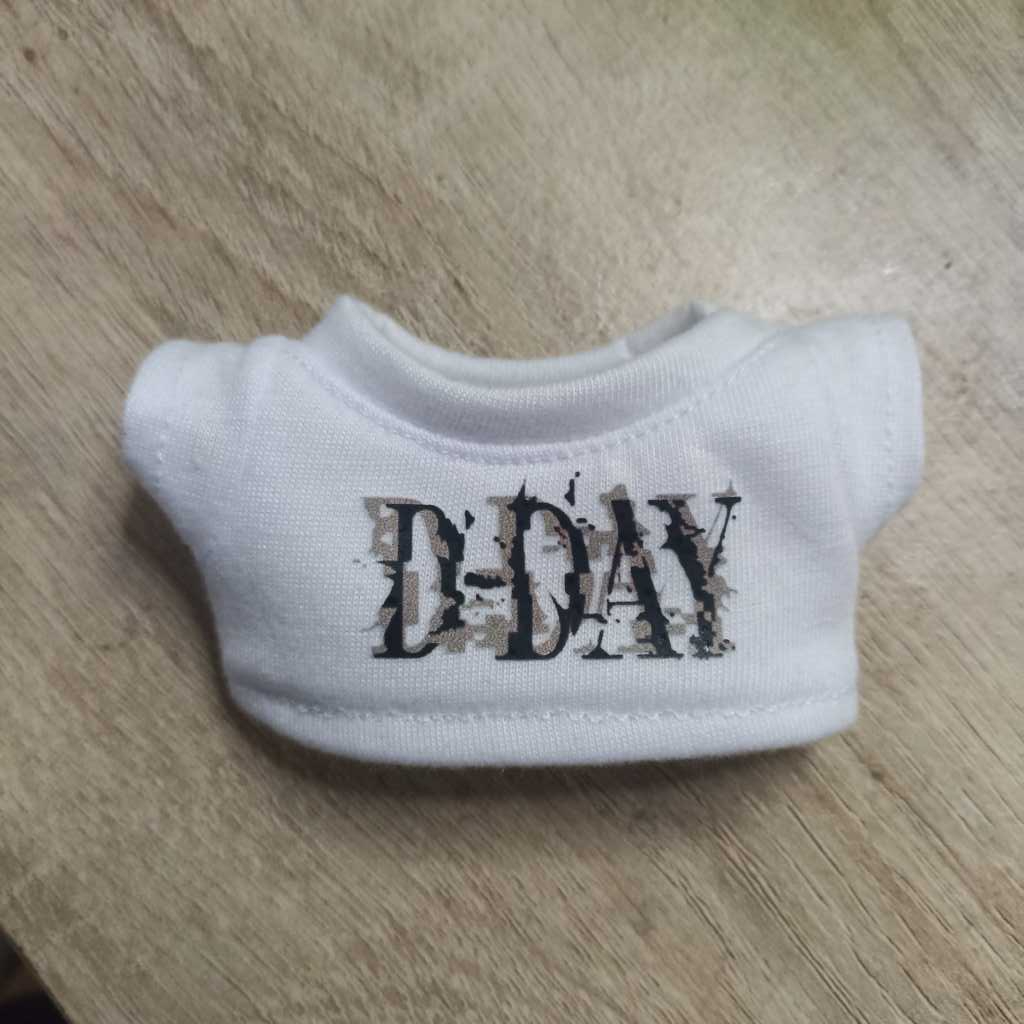 SC-IDOLLOOK SUGA AGUST D D-DAY TOUR TSHIRT FOR DOLL 10 CM 15 CM 20 CM BAJU BONEKA