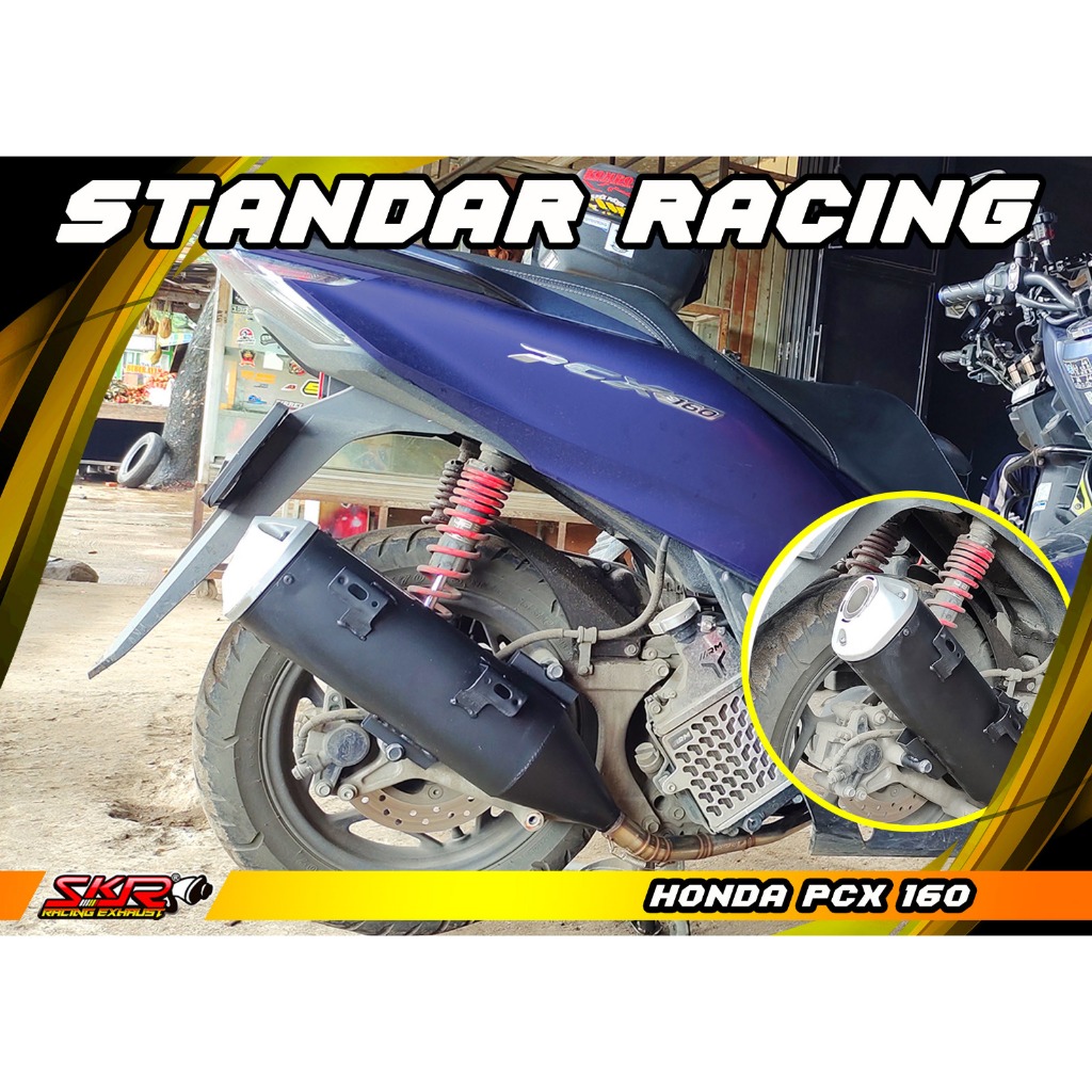 PCX 160, KNALPOT STANDAR RACING BY SKR RACING EXHAUST