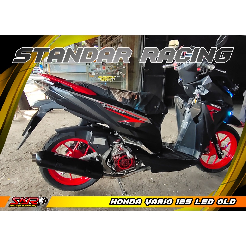 KNALPOT SKR RACING EXHAUST VARIO OLD. VARIO NEW. VARIO LED STANDAR RACING