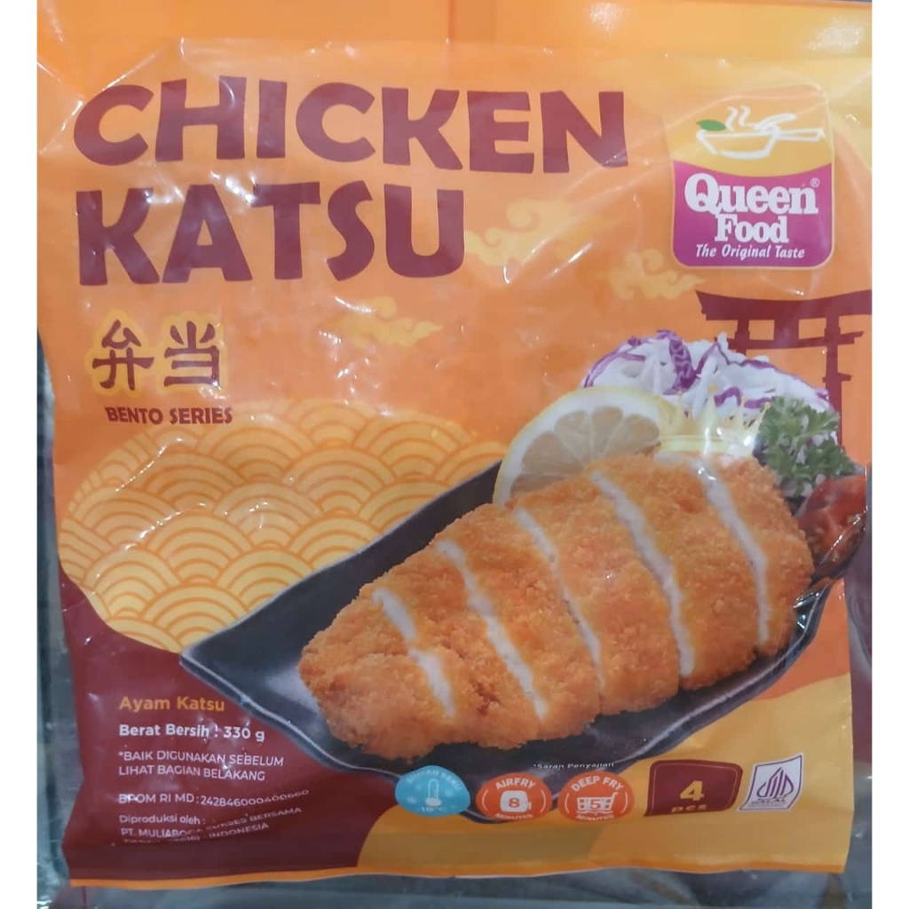 

QUEEN FOOD Chicken Katsu (Katsu Ayam) 325gr 4 pcs