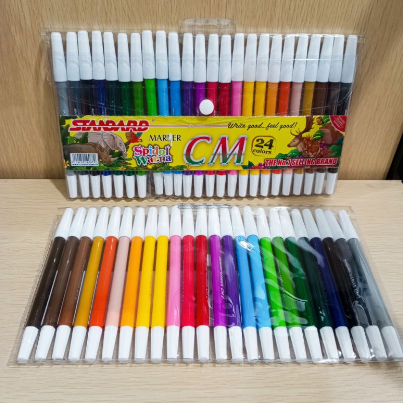 

SPIDOL 24 WARNA MERK STANDAR