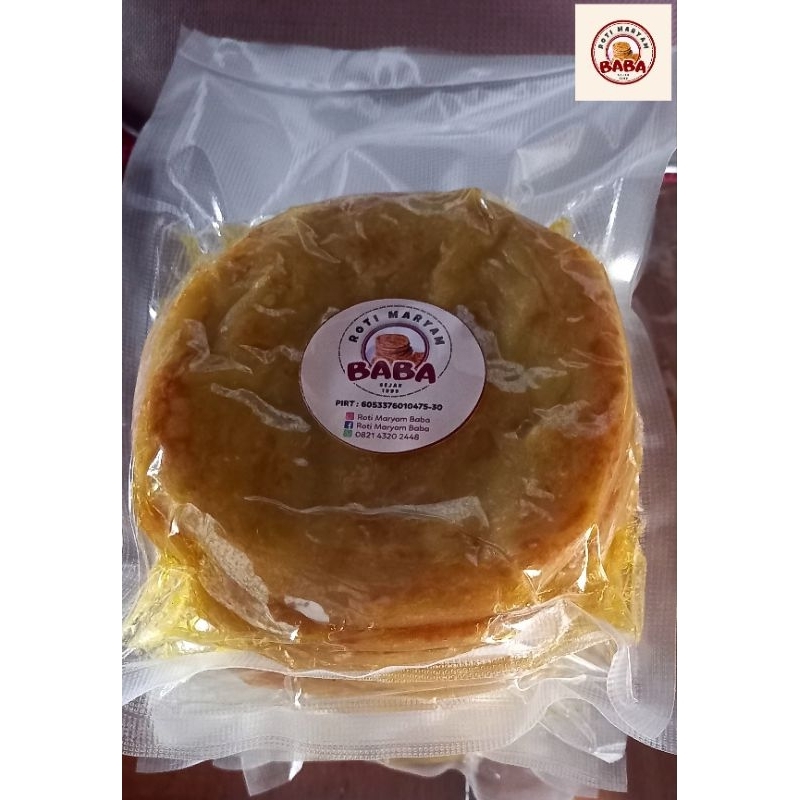 

Roti Maryam Butter ORIGINAL / Roti Maryam besar dan tebal / Roti Canai / Roti Maryam Kemasan Vakum / isi 5pcs / Roti Maryam Besar / Roti Maryam Premium