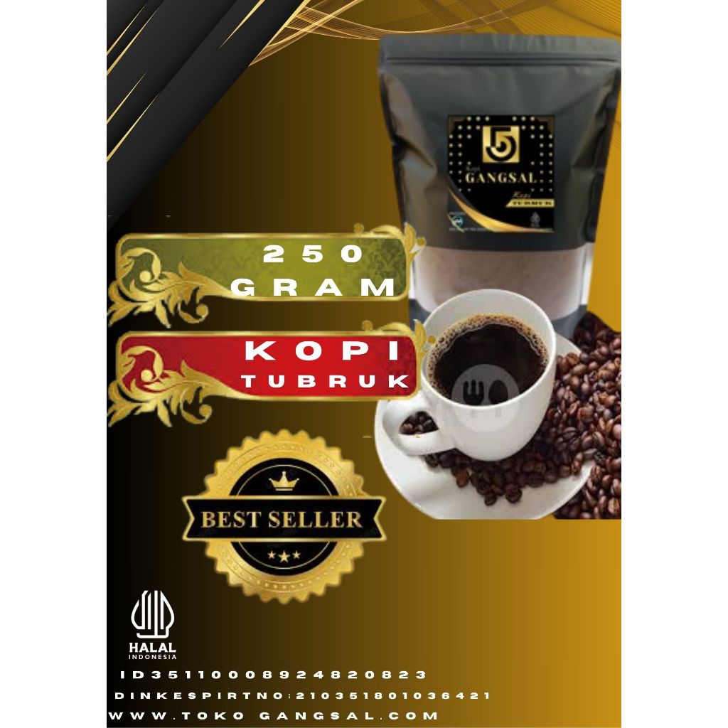 

KOPI BUBUK TUBRUK GILING HALUS 250 GRAM