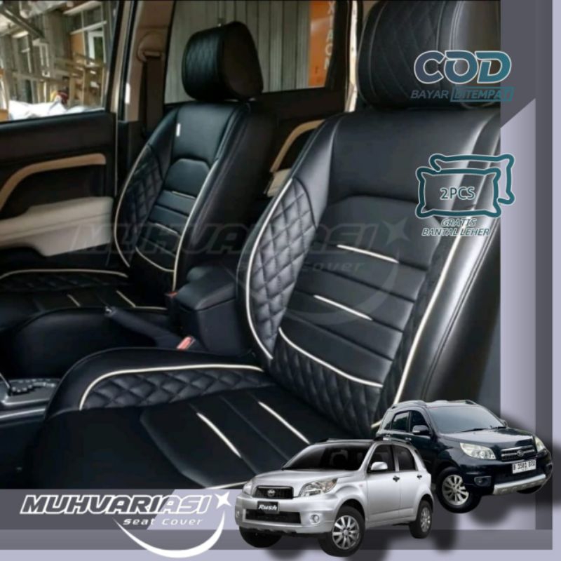 sarung jok mobil rush/terios 2012-2014 full seat 3 baris