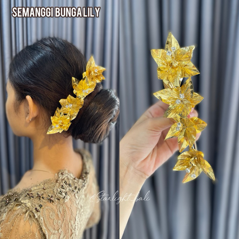 STARLIGHT BALI - Semanggi Bunga Lily/ Aksesoris Rambut / Semanggi Bali / Aksesoris Bali
