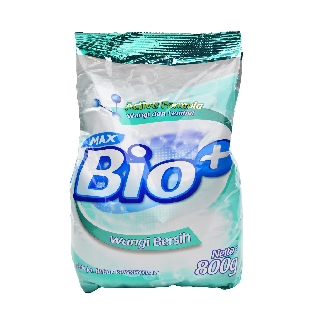 MAX BIO DETERGEN BUBUK WANGI BERSIH 800GR