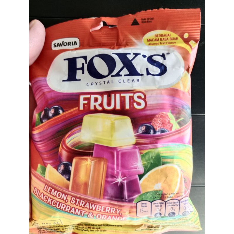 

Fox Crystal Clear Fruits Kemasan 90 Gram