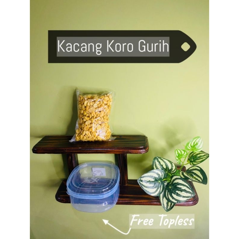 

Kacang koro gurih asin free topless / kacang koro premium