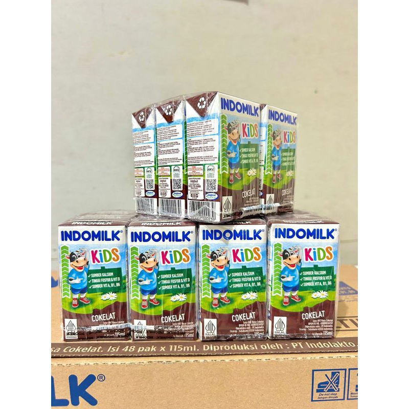 

Susu UHT Indomilk 115 ml per karton isi 48 pcs