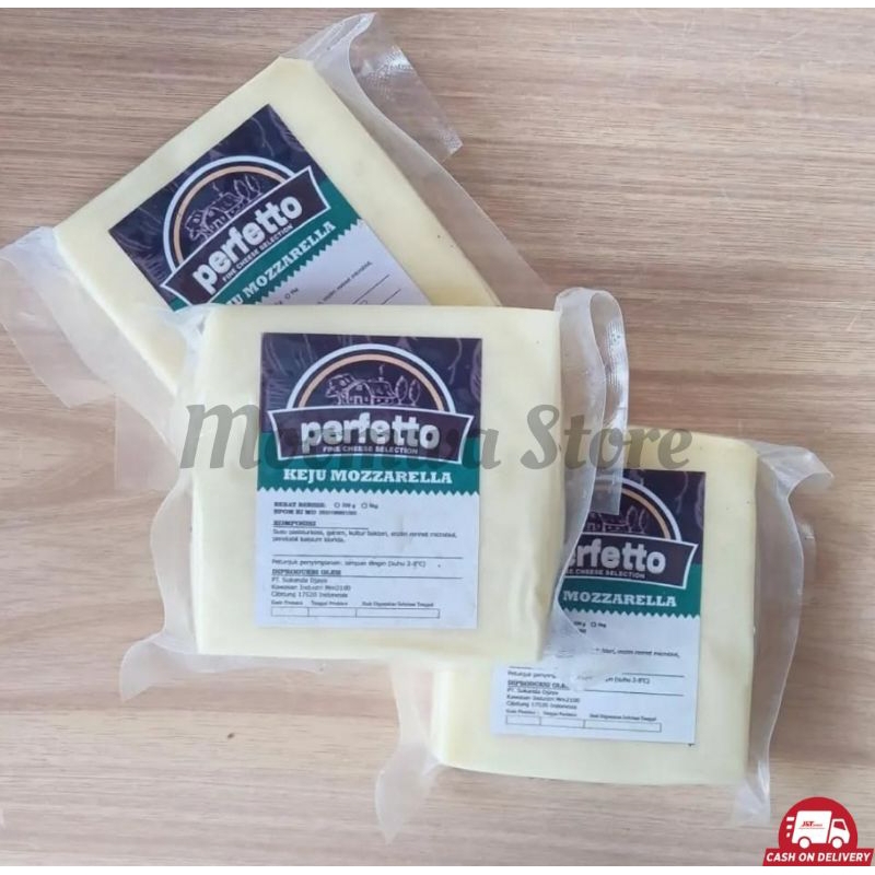 

Keju Mozzarella Perfetto 200gr Murah Meriah / Perfetto Mozzarella Cheese 200gr