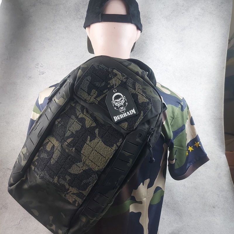 Tas Tactical Selempang Durhaim - Sling Bag Snake Head Multicamblack