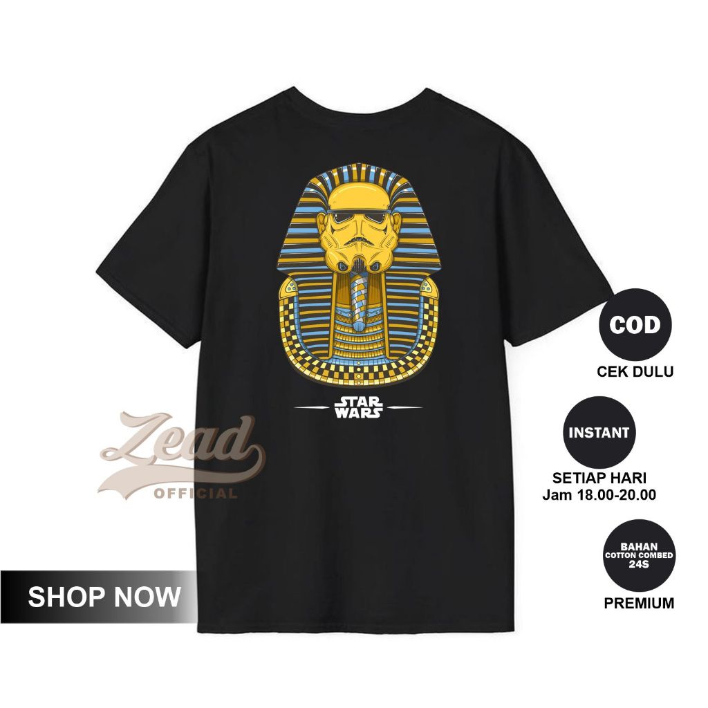 ZEAD KAOS DISTRO PRIA WANITA KAOS PRIA DISTRO 100% KAOS SABLON PRINT DTF ORIGINAL MOTIF PIRAMIDA P-2