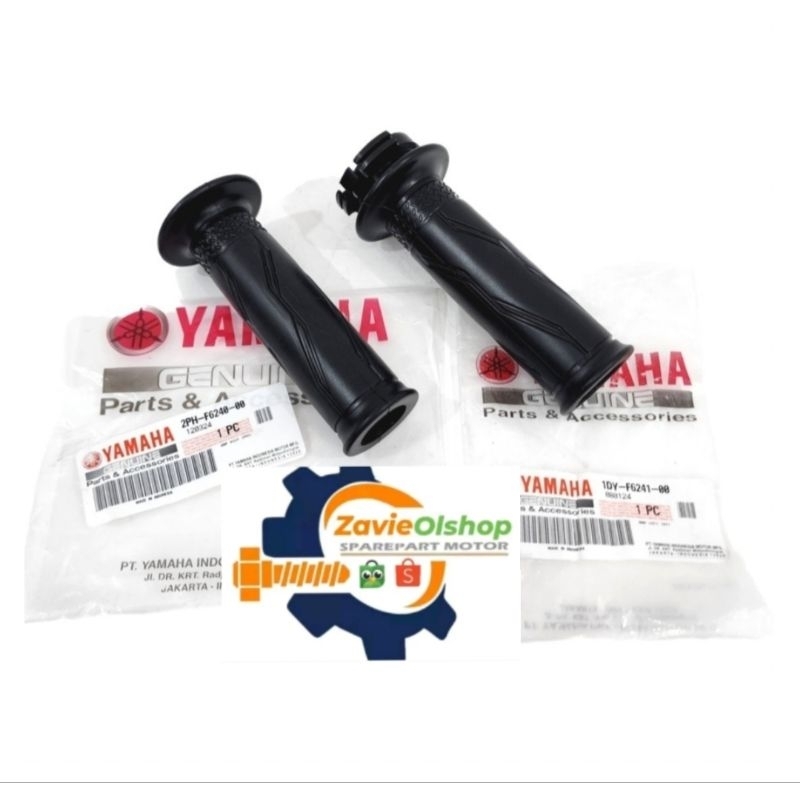 HANDGRIP KANAN KIRI AEROX 155 CONNECTED 2021-2024 ORIGINAL