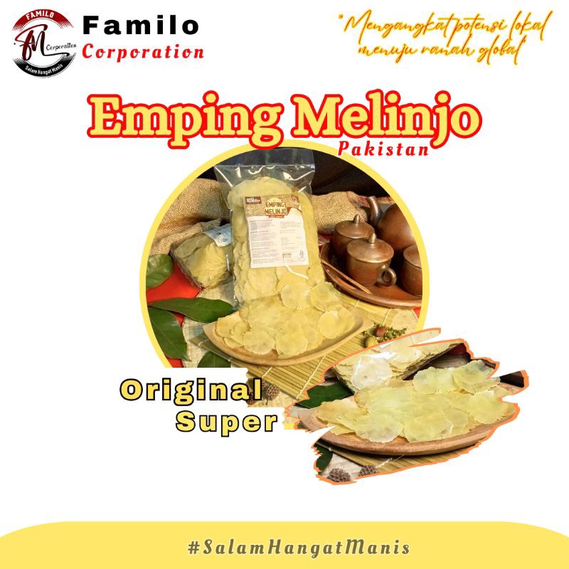 

EMPING MELINJO PAKISTAN KEBUMEN MENTAH GRADE #1 SUPER