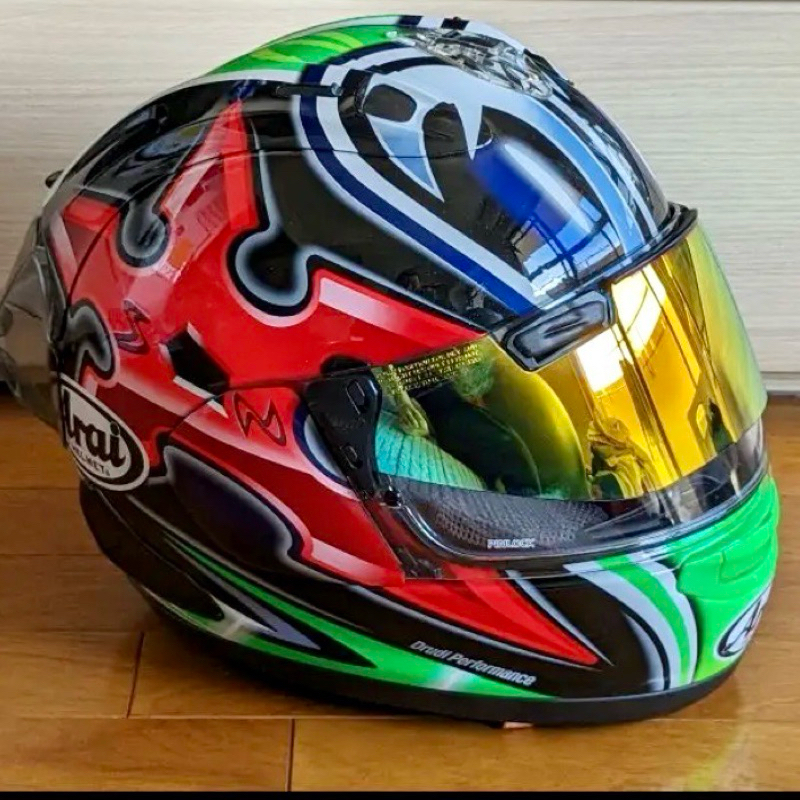 Arai RX7X Nakano Shuriken Green