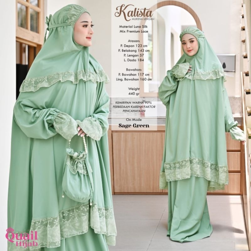 Kalista Mukena Lengan by Quail Hijab