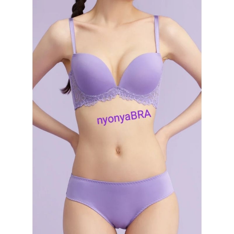 Pierre Cardin bra set + panty berkawat push up 32,34,36B, 707-73637