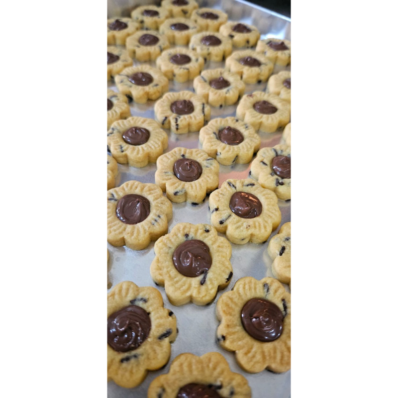

Kue Kering Cokelat Mewah, hazelnut cookies, kuker premium, kuker sultan