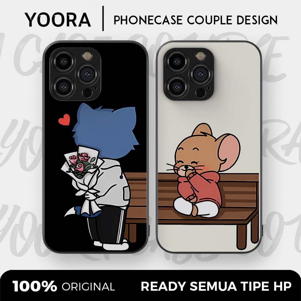 [TJ28] Custom Case Couple Tom and Jerry Premium Bisa Untuk Semua Tipe Hp