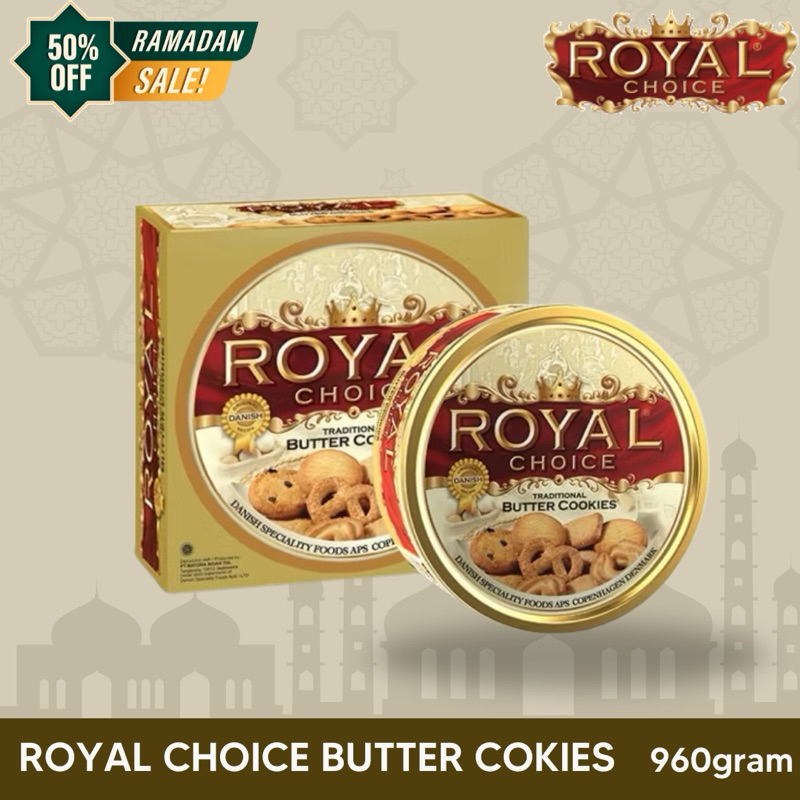 

Royal Choice Butter Cookies Kaleng 960gram