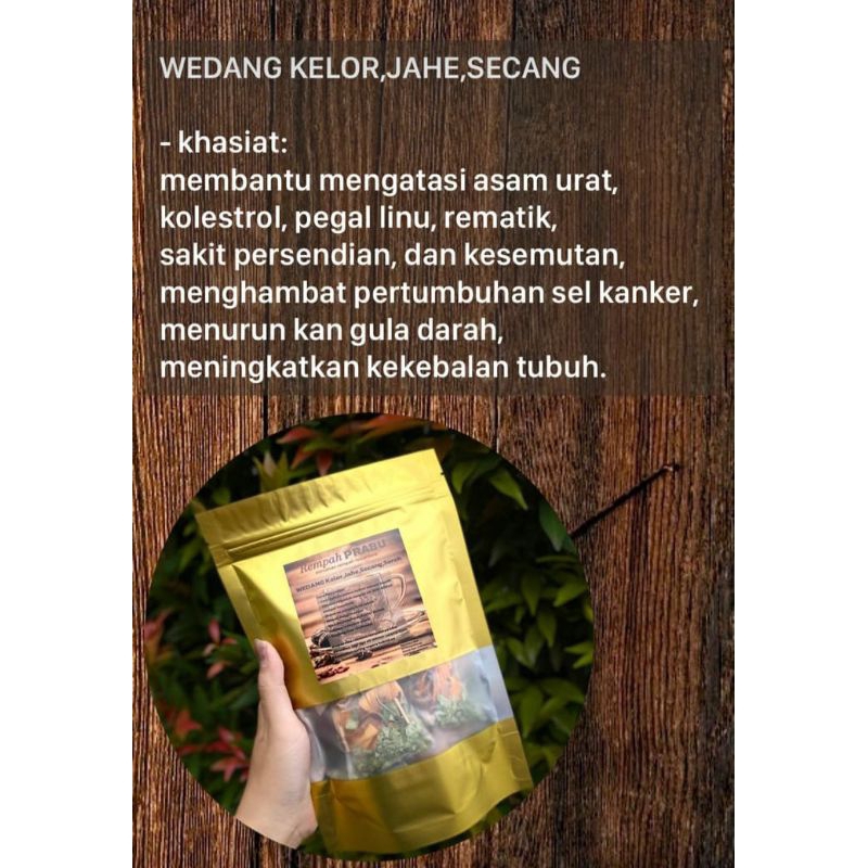 

Wedang Kelor Jahe Secang