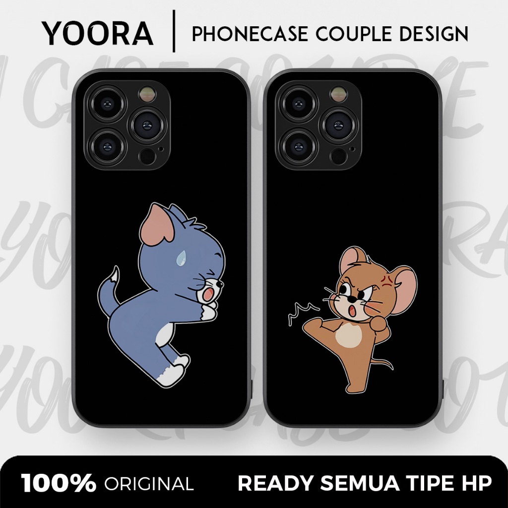 [TJ29] Custom Case Couple Tom and Jerry Premium Bisa Untuk Semua Tipe Hp