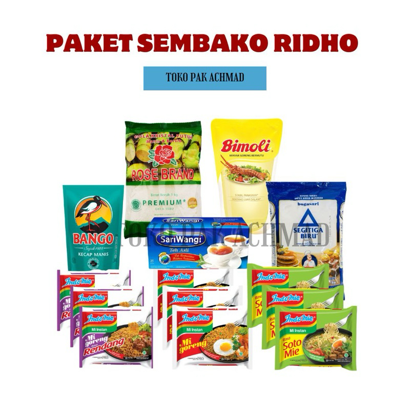 

PakAchmad-Paket hampers sembako RIDHO