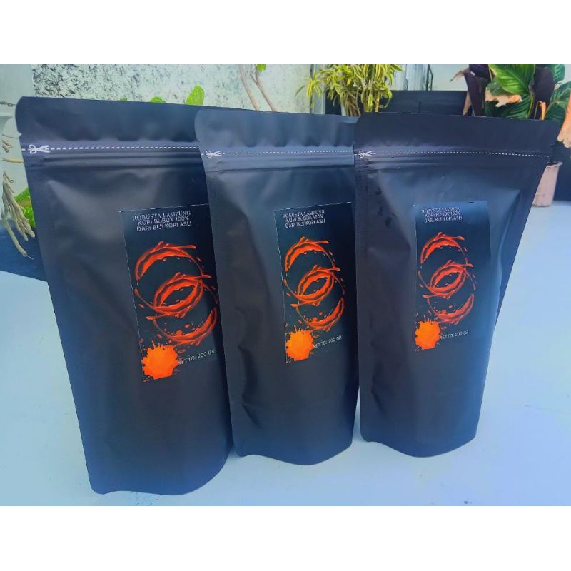 

Kopi Bubuk Tinggal seduh . Robusta Lampung 200 gr