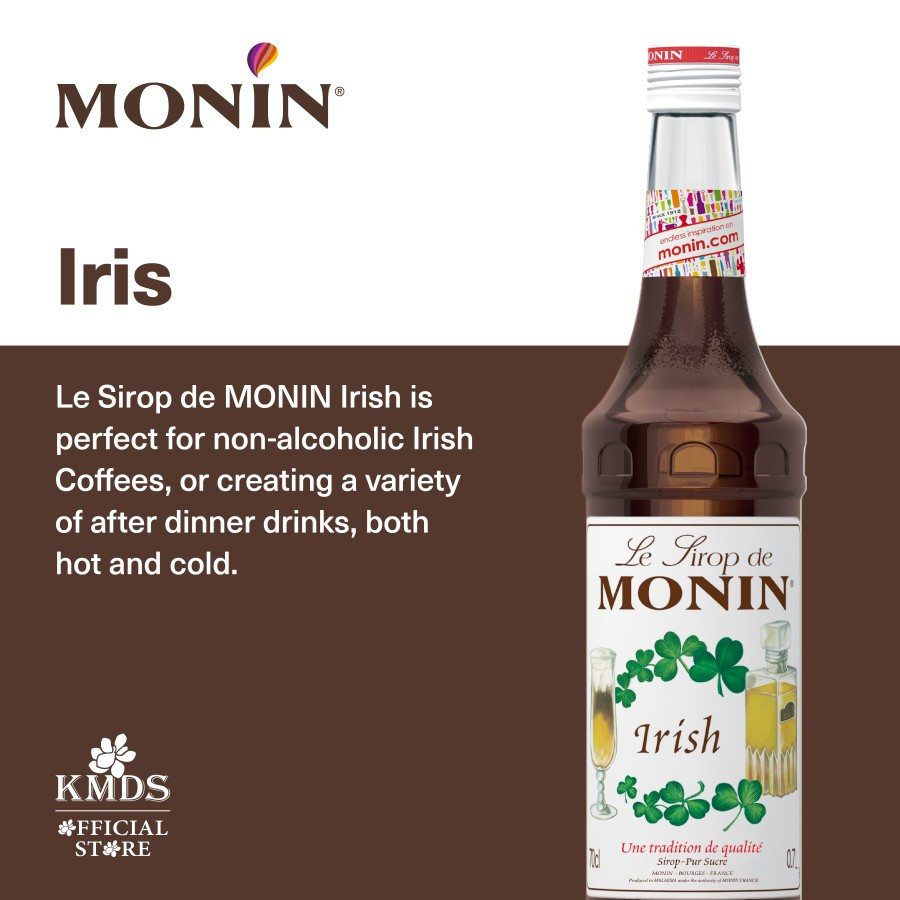 

MONIN IRISH SYRUP 70CL 700ML