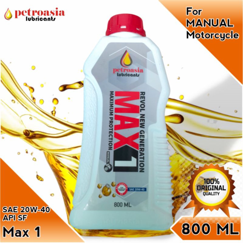 Yougz Rezeky Oli Oil Petroasia Vorlube Max2 Max1 Mpt2 Mpt1 Matic Manual Sport 4T 1L 800Ml