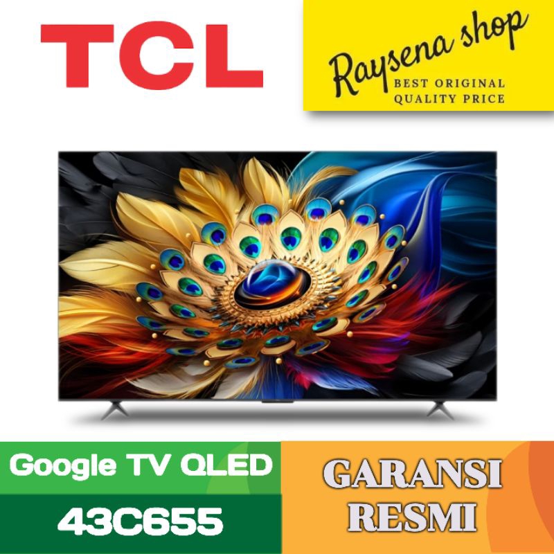 TCL QLED 43C61B 43C655 4K GOOGLE TV 43 inch