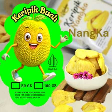 

CAMILAN KERIPIK BUAH OVEN NANGKA STANDAR SUPER FRUITS CHIPS JACKFRUIT LEVINA SNACK ENAK