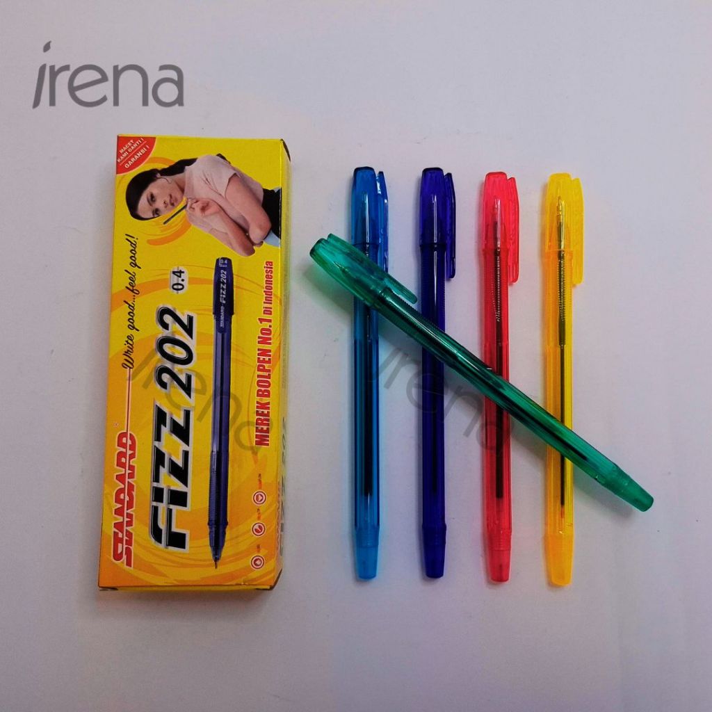 

Standard - Pulpen Bolpen Fizz 202 0.4 ( Alat Tulis / Pen / Ballpoint / Pena )