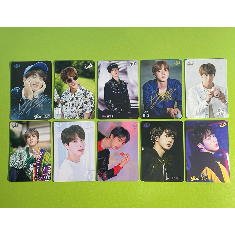 photocard pc yescard seokjin jin bts (1)
