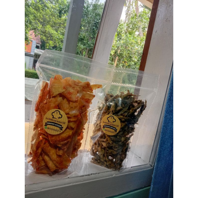 

Kripik Manggleng Freezer Renyah Kreesh Kreesh dan Kripik Ikan Kathing Renyah Gurih