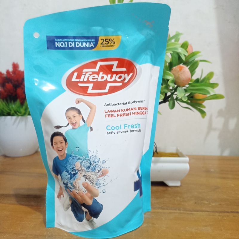 Lifebuoy sabun mandi cair 400ml COOL FRESH