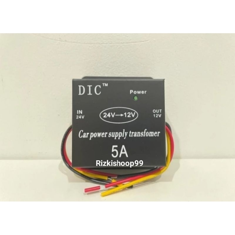 Step Down 5A DC 24V - 12V Converter DC 24V  Ke 12V 5 Ampere