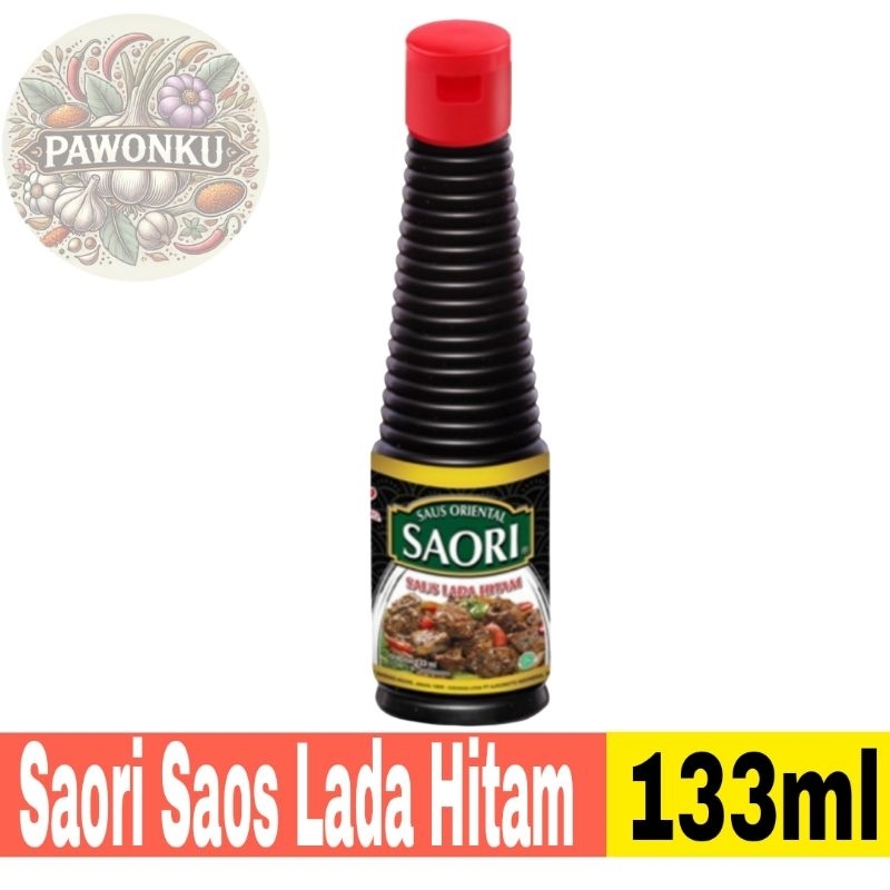 

Saori Saos Lada Hitam Blackpepper Botol 133ml